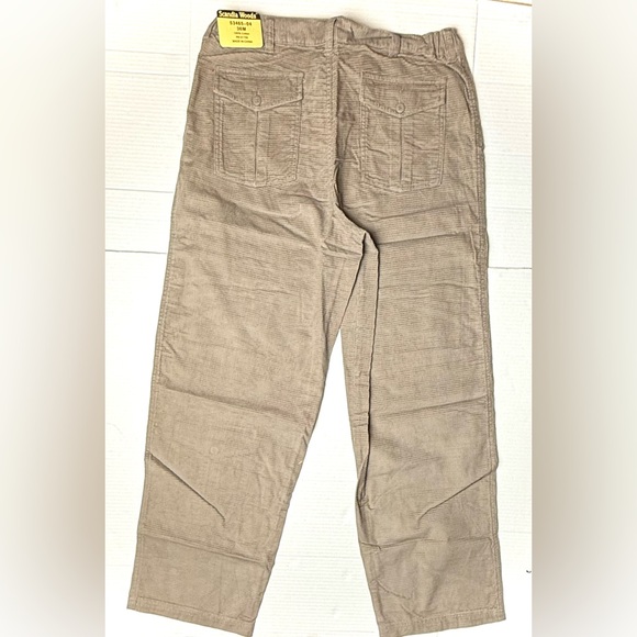 Vintage SCANDIA WOODS Womens Pants 36 Medium Tan Corduroy Straight Leg Cotton - Picture 4 of 9